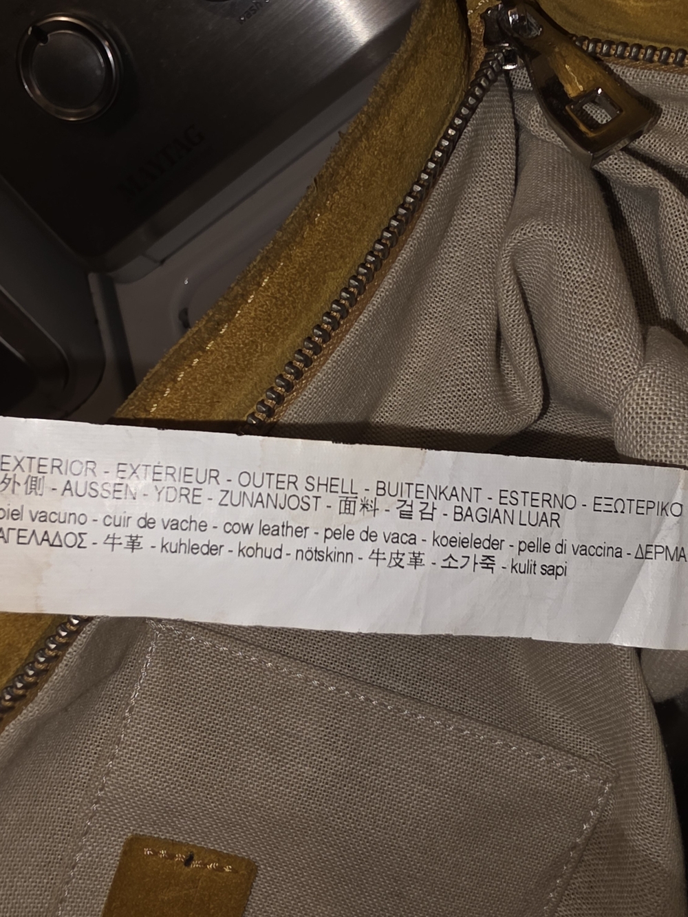 Zara Mustard Yellow Suede Tote Shoulder Bag - Picture 6 of 8
